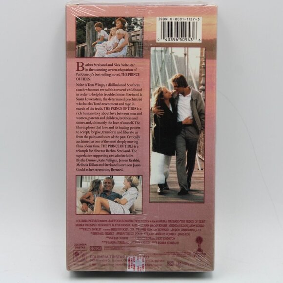 The Prince of Tides VHS 1992 Sealed Nick Nolte Barbra Streisand - Picture 2 of 7